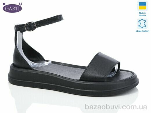 Garti 0183 чорна шкіра, 580.00, 6, 36-40