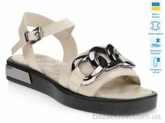 Prime-Opt Prime 22110-A-44 бежевий шкіра літо 2022, 559.00, 8, 36-41