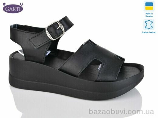 Garti 2394 чорна шкіра, 580.00, 6, 36-40
