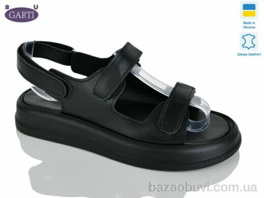 Garti 0118 чорна шкіра, 520.00, 6, 36-40