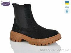 Garti 361 чорний замш-карамель, 890.00, 6, 36-40