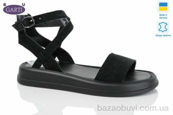 Garti 0145 чорний замш, 380.00, 6, 36-40