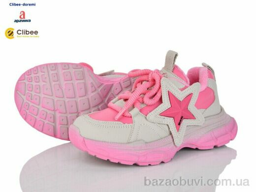 Clibee-Doremi AB610-1 фліс grey-pink, 800.00, 7, 31-37