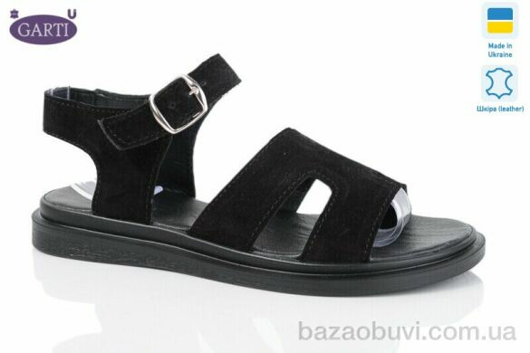 Garti 0194 чорний замш, 490.00, 6, 36-40