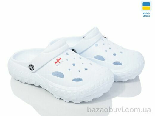 Progress Крокси 058 білий, 305.00, 8, 36-41