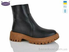 Garti 267 чорна шкіра-корич, 890.00, 6, 36-40