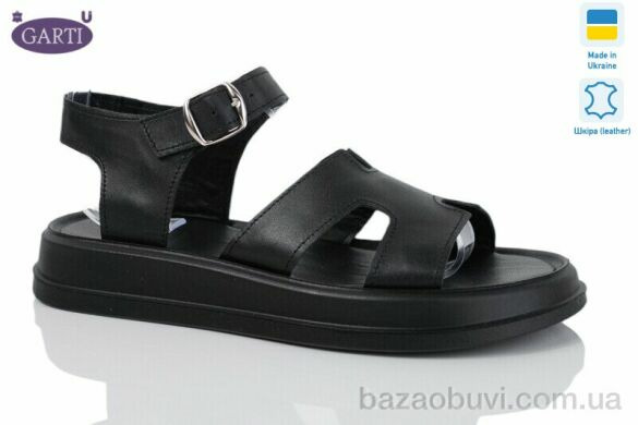 Garti 2194 чорна шкіра, 580.00, 6, 36-40