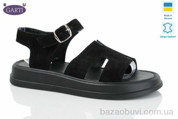Garti 2194 чорний замш, 600.00, 6, 36-40