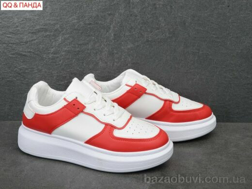 QQ shoes BK61 white-red, 350.00, 8, 36-41
