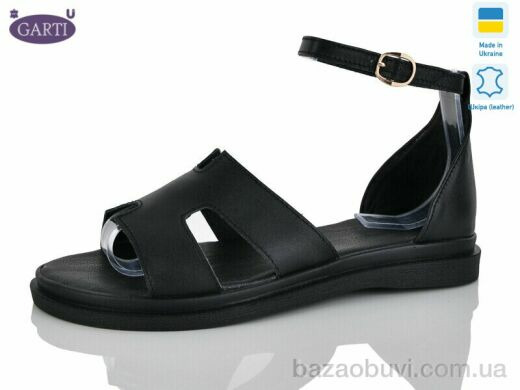 Garti 0192 чорна шкіра, 490.00, 6, 36-40