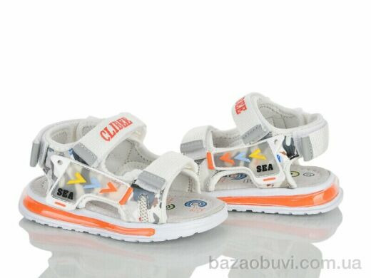 Clibee-ShoSho Z911 white-orange, 8.00, 6, 21-26
