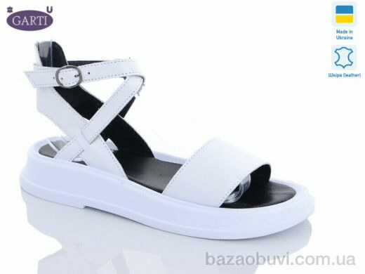 Garti 0145 біла шкіра, 490.00, 6, 36-40