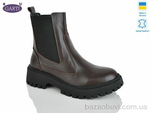 Garti 361 корич шкіра хутро, 1040.00, 6, 36-40