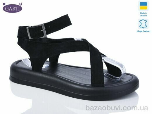 Garti 0191 чорний замш, 550.00, 6, 36-40