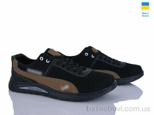 Paolla 222-3 чорний-св.коричневий, 380.00, 8, 40-45