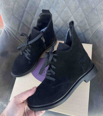 Garti 298 чорний замш хутро, 1040.00, 6, 36-40