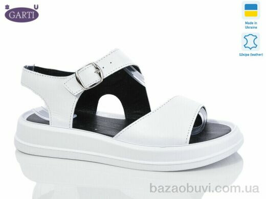 Garti 0138 біла шкіра, 580.00, 6, 36-40