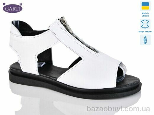 Garti 0127 біла шкіра, 450.00, 6, 36-40