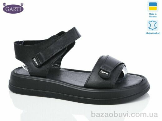 Garti 0136 чорна шкіра, 580.00, 6, 36-40