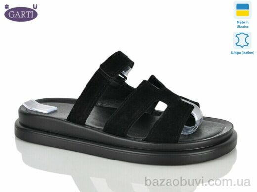 Garti 0124 чорний замш, 640.00, 6, 36-40
