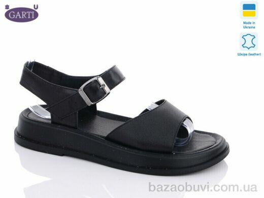 Garti 0140 чорн. шкіра, 580.00, 6, 36-40
