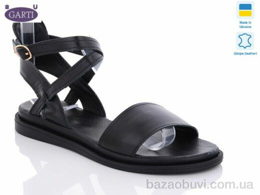 Garti 145-1 чорна шкіра, 490.00, 6, 36-40