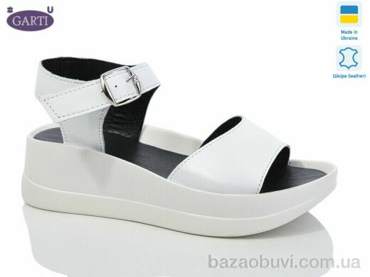 Garti 0179 біла шкіра, 530.00, 6, 36-40